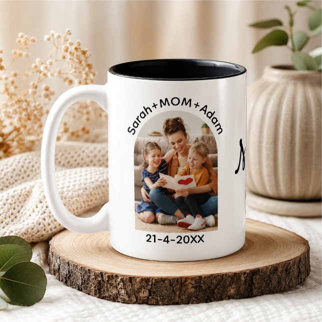Personalized Mother's day Two-Tone Coffee Mug (Creator Uploaded)