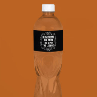 Personalized Mothers day Water Bottle Label