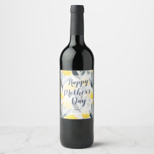 Personalized Mother's Day Wine Label