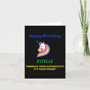 Personalized Motivational Birthday Embrace Your Au Card