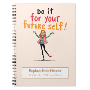 Personalized Motivational Notebook