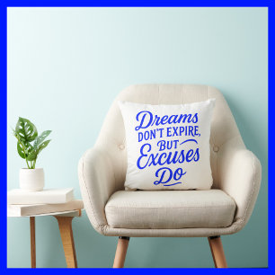 Personalized Motivational Throw Pillow