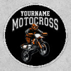Personalized Motocross Dirt Bike Rider Racing