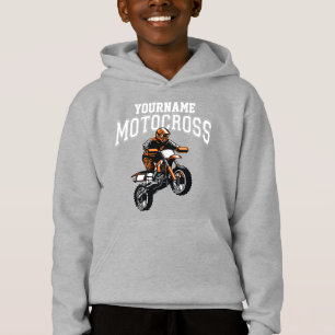 Personalized Motocross Dirt Bike Rider Racing