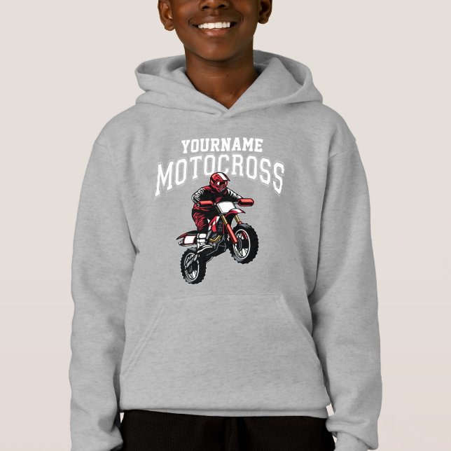 Personalized Motocross Dirt Bike Rider Racing  (Front)