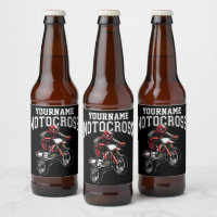 Personalized Motocross Dirt Bike Rider Racing 