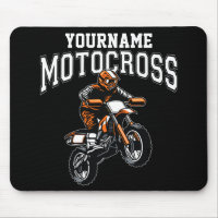 Personalized Motocross Dirt Bike Rider Racing 