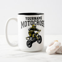 Personalized Motocross Dirt Bike Rider Racing 