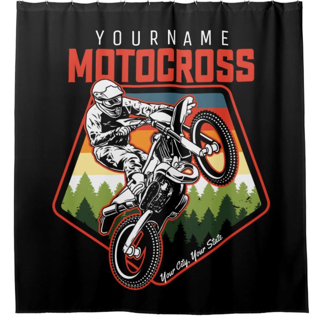 Personalized Motocross Racing Dirt Bike Trail Ride (Front)