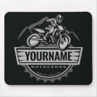 Personalized Motocross Rider Dirt Bike Hill Racing