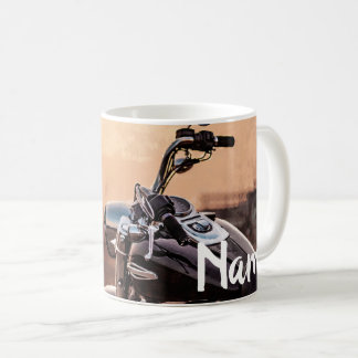 Personalized Motorcycle Biker Design Coffee Mug