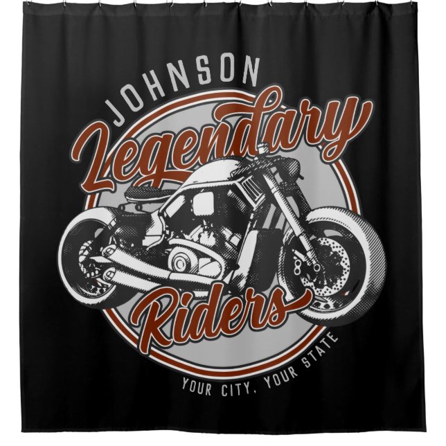 Personalized Motorcycle Legendary Rider Biker NAME (Front)