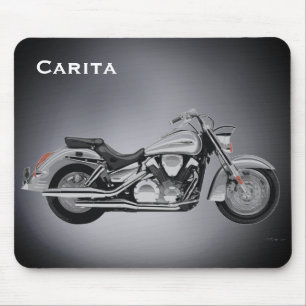 Personalized Motorcycle Mouse Pad