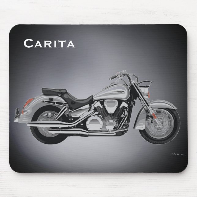 Personalized Motorcycle Mouse Pad (Front)