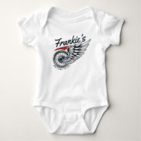 Personalized Motorcycles Flying Tire Biker Shop 