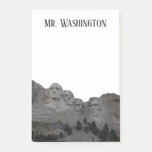 Personalized Mount Rushmore Photo Post-it Notes