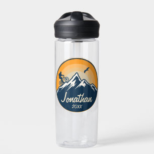 Personalized Mountain Biking Cyclist Road Bike Water Bottle