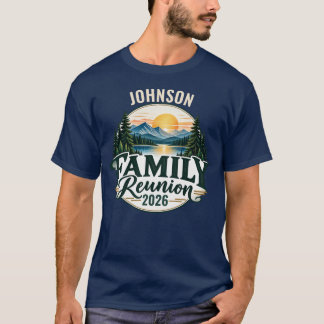 Personalized Mountain Family Reunion T-Shirt