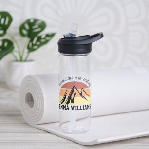 Personalized 'Mountains Are Calling' Water Bottle
