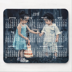 Personalized Mouse Pad Calendar 2018