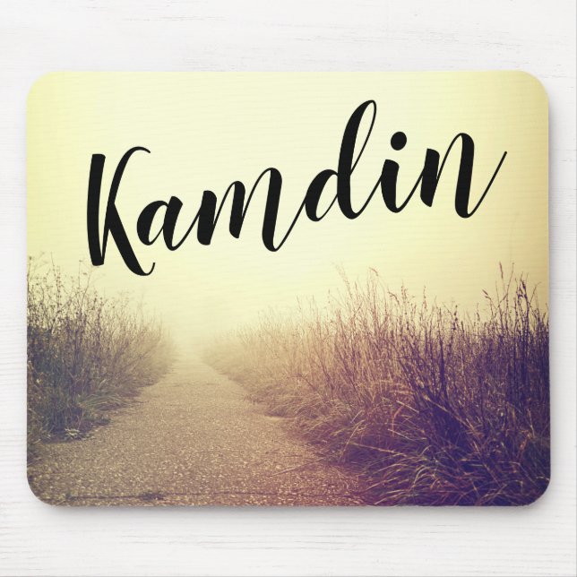 Personalized Mouse Pad Sunrise Pathway Walkway Pat (Front)