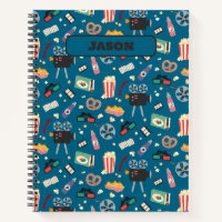 Personalized Movie Night Film Popcorn Pattern