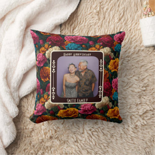 Personalized Mr And Mrs Anniversary Throw Pillow