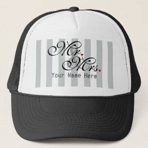 Personalized Mr. and Mrs. Click to Customize Colou Trucker Hat