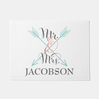 Personalized Mr. and Mrs. Doormat