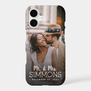 Personalized Mr. and Mrs. Monogram Wedding Photo