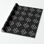 Personalized Mr and Mrs wedding wrapping paper<br><div class="desc">Personalized Mr and Mrs wedding wrapping paper. Elegant bridal wrapping paper for bride and groom / newly weds / married couple  / husband and wife. Customizable background colours and text. Red love heart included. Also great for anniversary presents.</div>