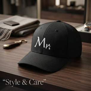Personalized Mr Baseball Cap – Embroidered Style