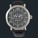Personalized Mr. Husband Groom His Hers Newly Weds Watch<br><div class="desc">A classic monogram for Mr. and Mrs. for newly weds established couples mom dad girlfriend or boyfriend. A perfect last minute fashion watch gift idea. Mr. and Mrs. Husband Wife His Hers Newly Weds on a custom gift to wear or to share. Use the "Ask this Designer" link to contact...</div>