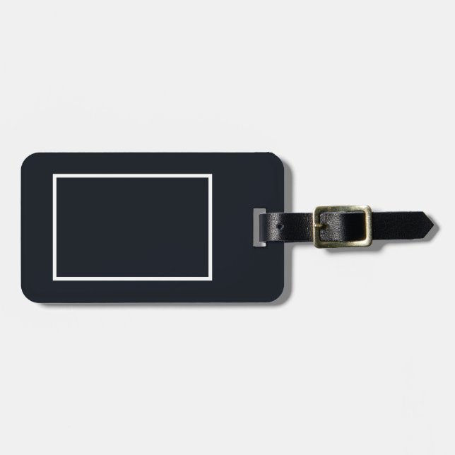 Personalized Mr. & Mrs.Custom Photo Luggage Tag (Front Horizontal)