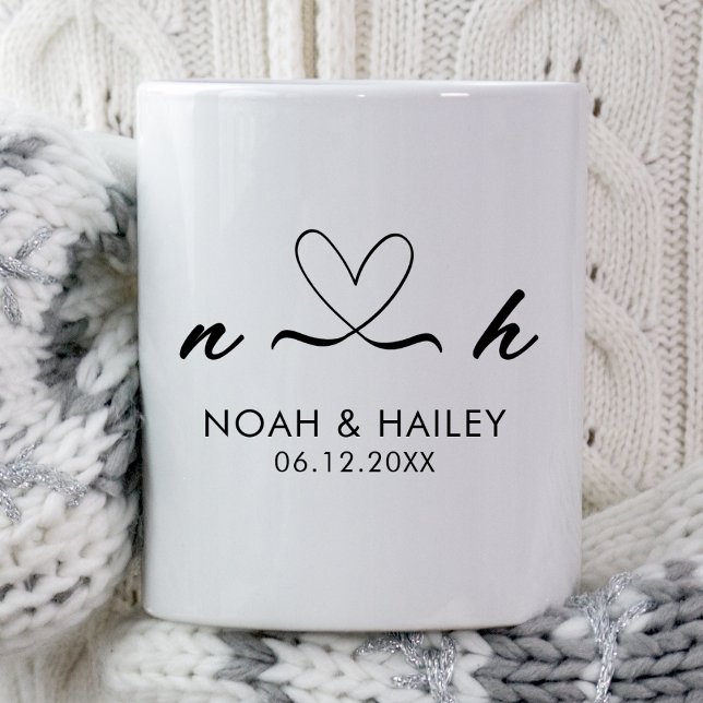 Personalized Mr Mrs New Bride Groom Husband Wife Coffee Mug (Creator Uploaded)