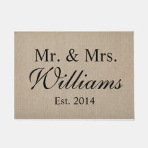 Personalized Mr. & Mrs. Wedding