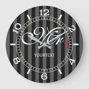 Personalized Mr. on a Large Clock