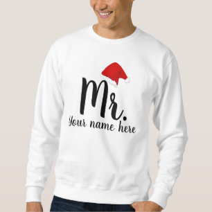 Personalized Mr. Santa Sweatshirt