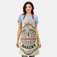 Personalized Mrs. Claus Gingerbread Bakery