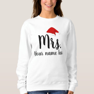 Personalized Mrs. Santa Sweatshirt