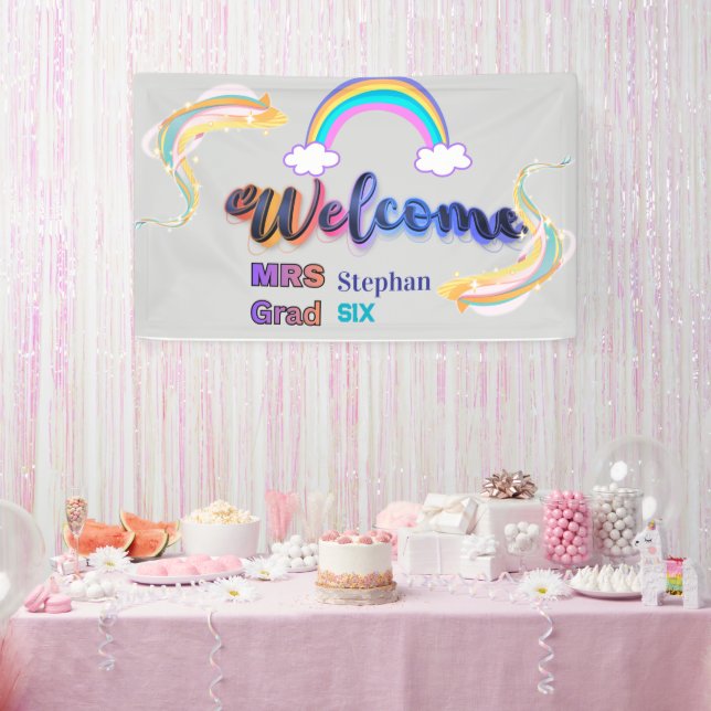 Personalized Mrs Welcome Sign | Custom Teacher Cla (Party)