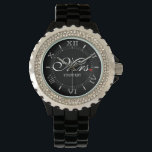 Personalized Mrs. Wife Bride His Hers Newly Weds Watch<br><div class="desc">A classic monogram for Mr. and Mrs. for newly weds established couples mom dad girlfriend or boyfriend. A perfect last minute fashion watch gift idea. Mr. and Mrs. Husband Wife His Hers Newly Weds on a custom gift to wear or to share. Use the "Ask this Designer" link to contact...</div>