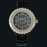 Personalized Mrs. Wife Bride His Hers Newly Weds Watch<br><div class="desc">A classic monogram for Mr. and Mrs. for newly weds established couples mom dad girlfriend or boyfriend. A perfect last minute fashion watch gift idea. Mr. and Mrs. Husband Wife His Hers Newly Weds on a custom gift to wear or to share. Embroidery designs you can easily personalize are available...</div>