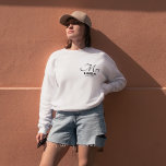 Personalized Mrs with name,Engagement, bride  Swea Sweatshirt<br><div class="desc">Personalized Mrs with name, Engagement,  bride sweatshirt, sweatshirt with her last name,  Mrs. Sweatshirt Bride sweatshirt personalized,  Honeymoon shirt,  ideal gift for women,  bride,  wedding gifts</div>