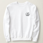 Personalized Mrs with name,Engagement, bride  Sweatshirt<br><div class="desc">Personalized Mrs with name, Engagement,  bride sweatshirt, sweatshirt with her last name,  Mrs. Sweatshirt Bride sweatshirt personalized,  Honeymoon shirt,  ideal gift for women,  bride,  wedding gifts</div>