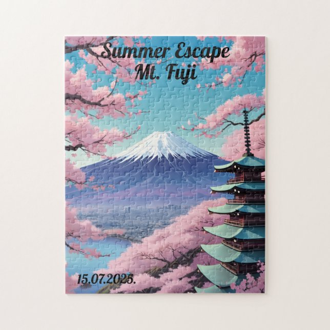 Personalized Mt. Fuji Puzzle (Vertical)