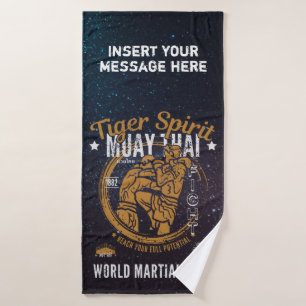 Personalized Muay Thai Towel - Tiger Spirit