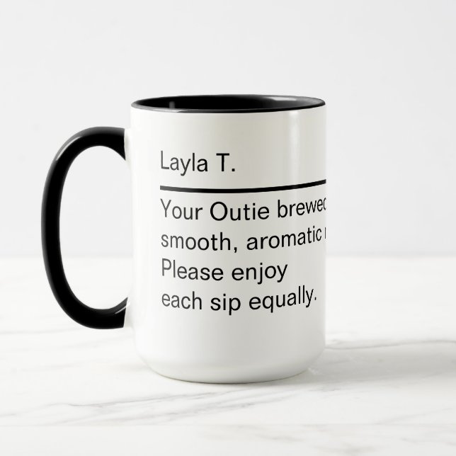 Personalized mug Custom  name definition  (Left)