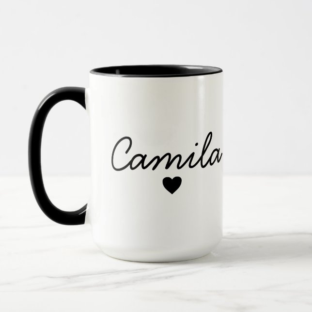 Personalized Mug, Custom Name Mug, Name Mug Person (Left)