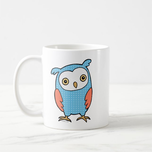 Personalized Mug Cute Funny Owl Mug Custom Owl Mug (Left)